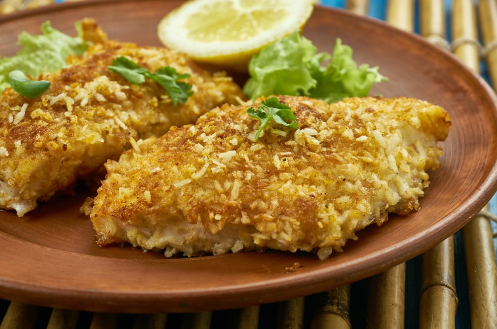 Easy Tortilla Crusted Tilapia