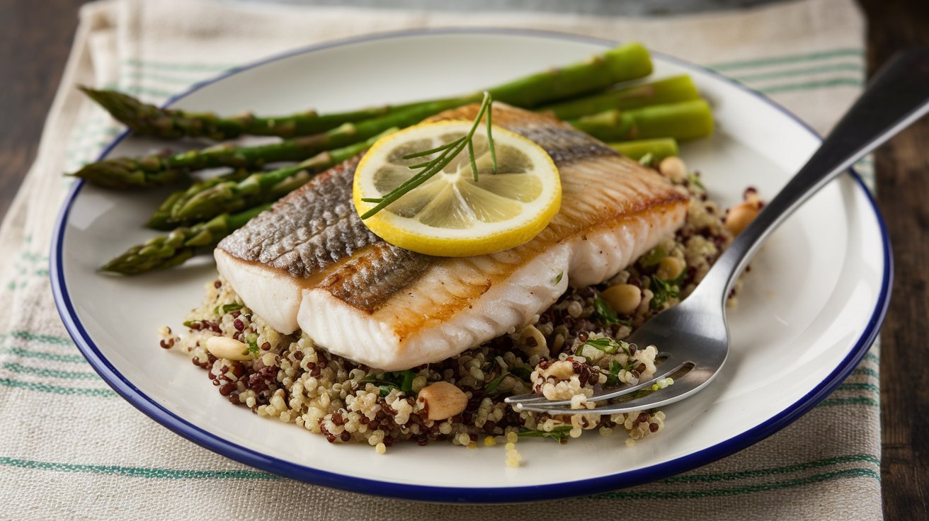 Tilapia with Lemon Caper Sauce