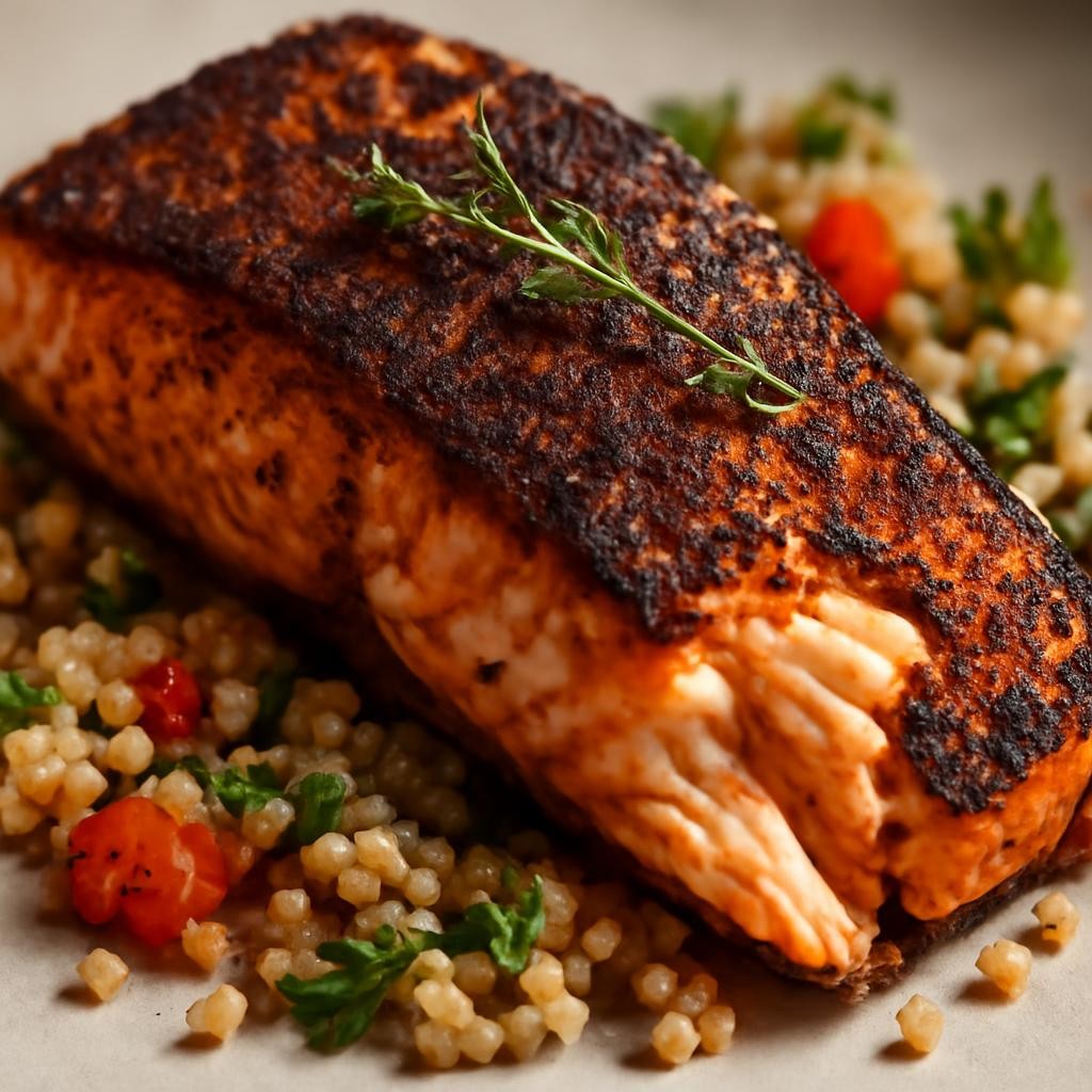 blackened salmon recipe