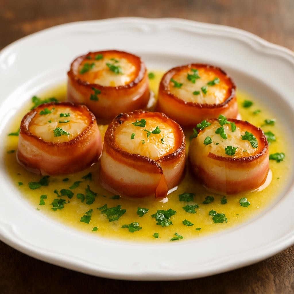 Bacon-Scallops-with-Lemon-Butter-Sauce