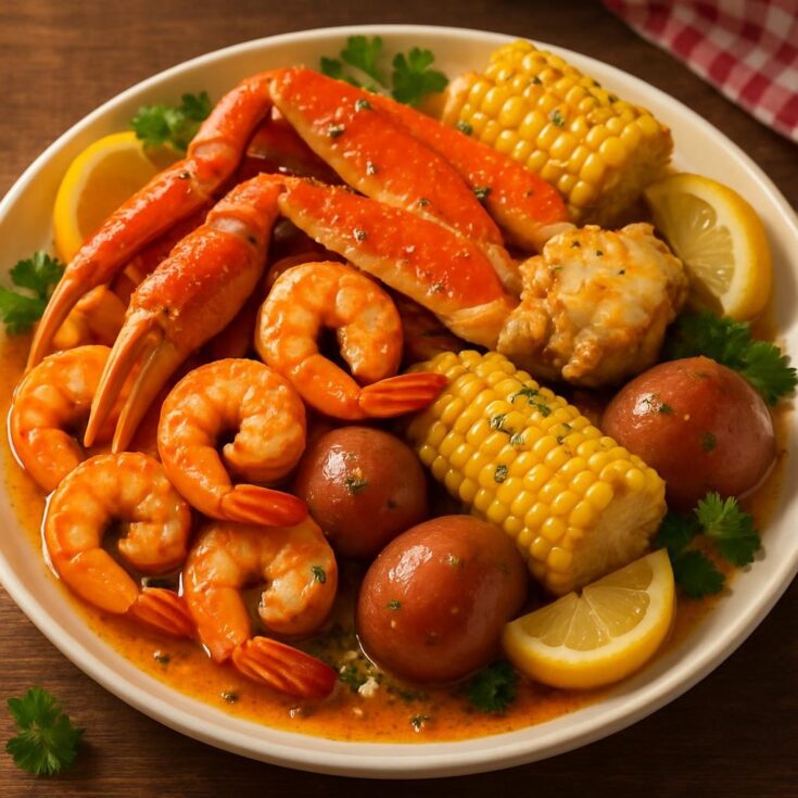 Cajun-Seafood-Boil-with-Garlic-Butter-Sauce