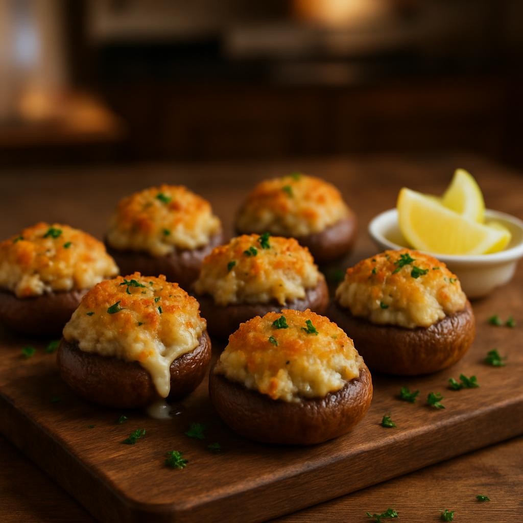 Red-Lobster-Crab-Stuffed-Mushrooms