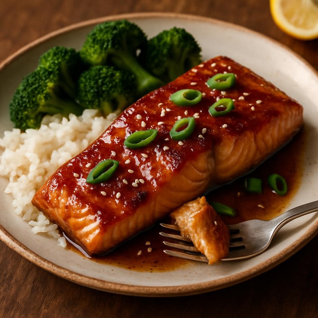 Salmon-with-Brown-Sugar-Glaze