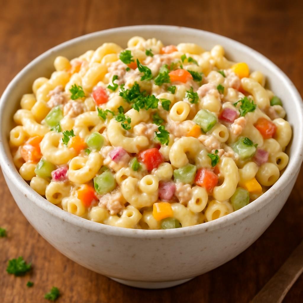 Southern-Style-Tuna-Macaroni-Salad