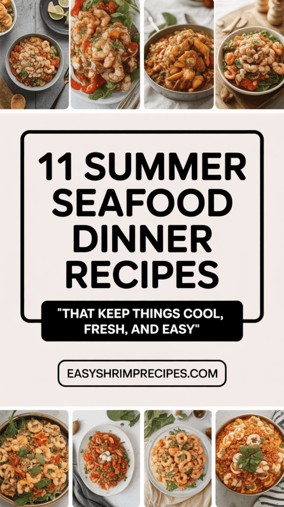 Summer Seafood Dinner Recipe ideas