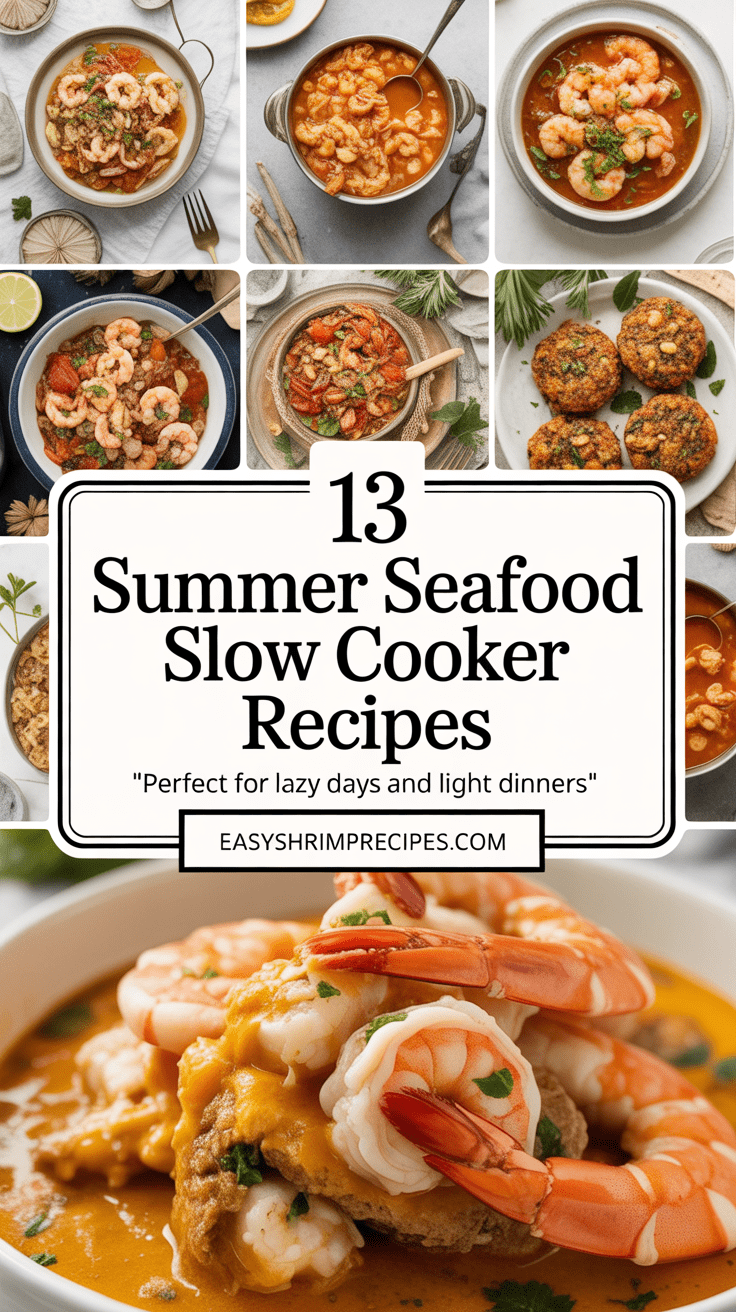 Summer Seafood Slow Cooker Recipe Ideas
