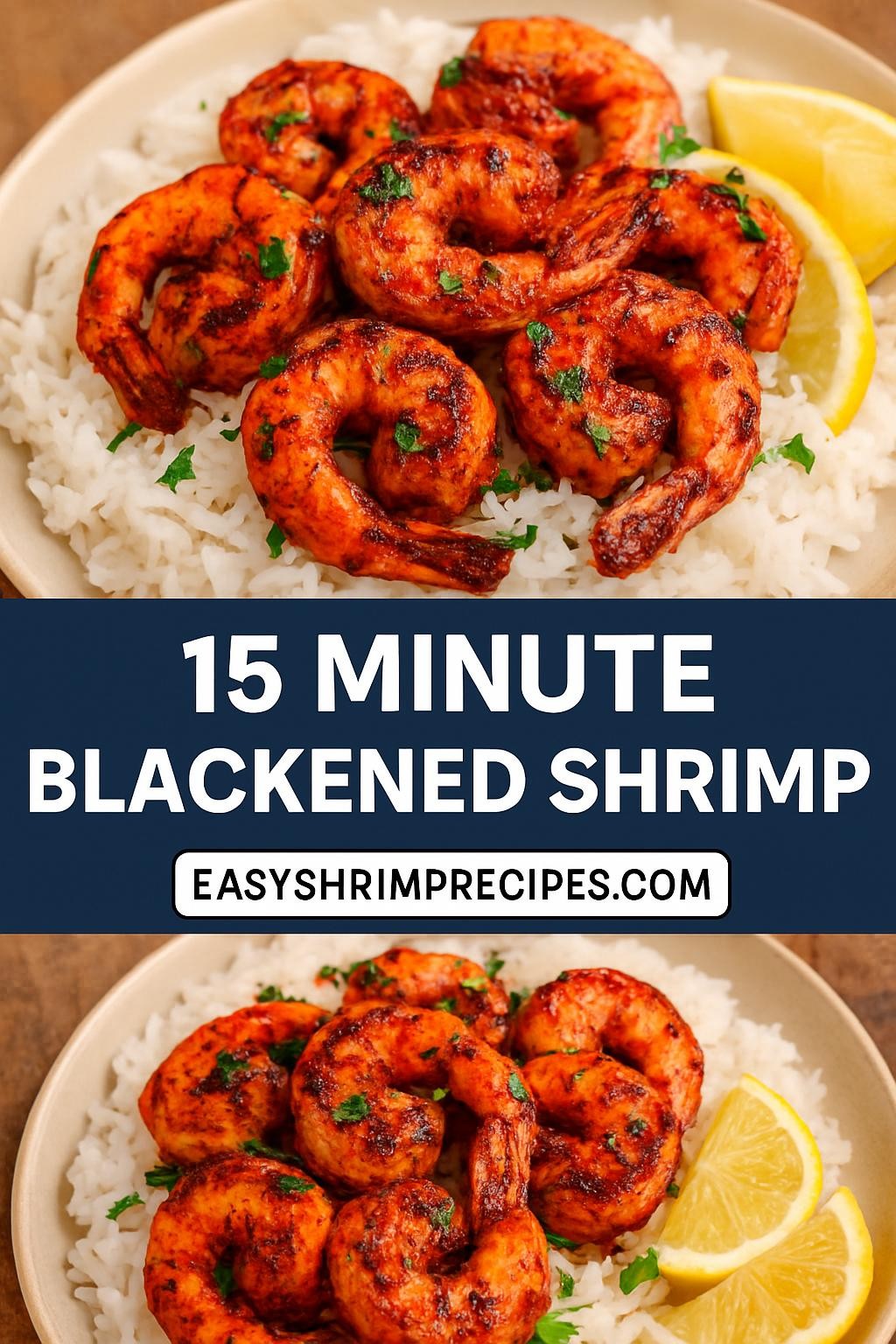 15 Minute Blackened Shrimp