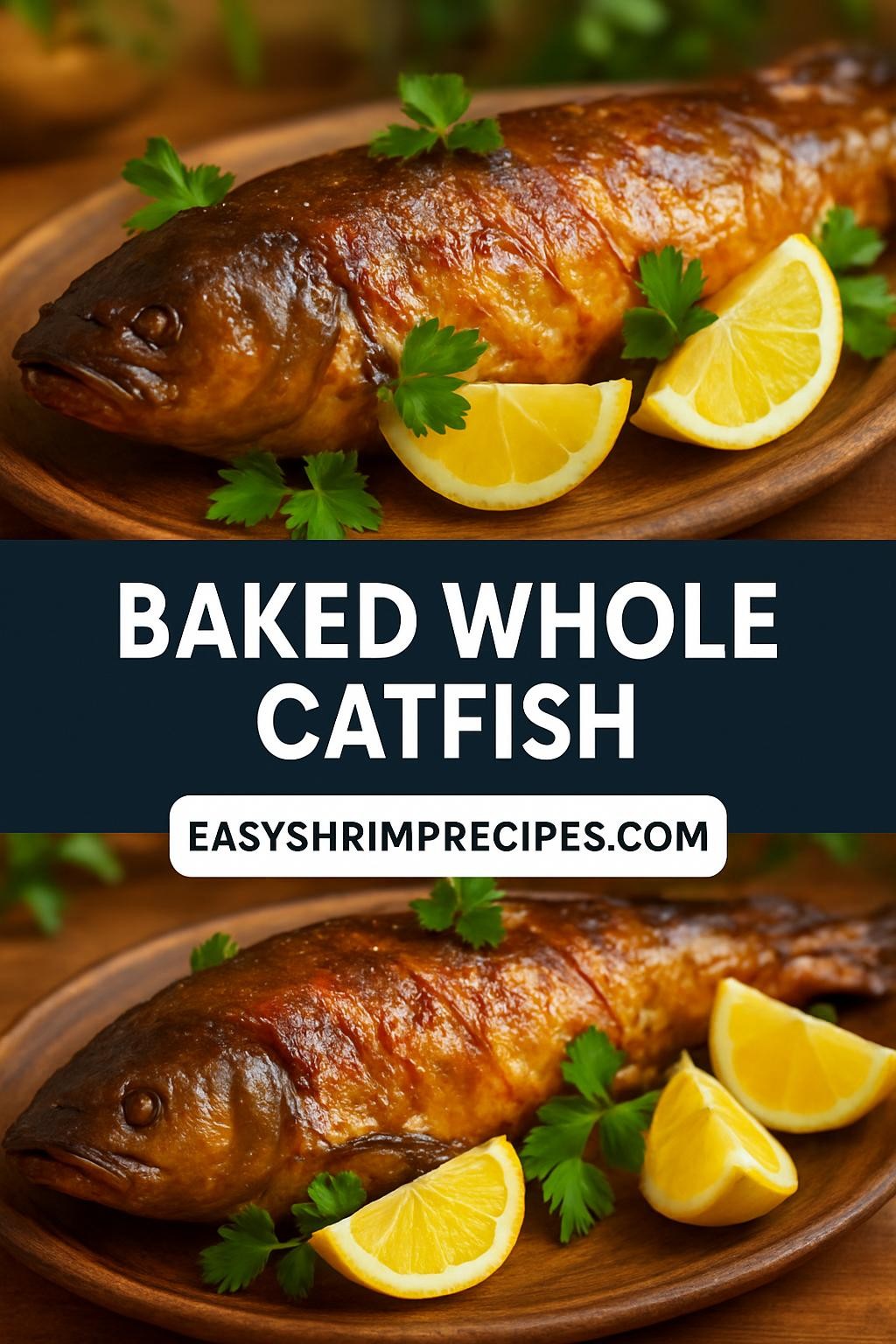 Baked Whole Catfish