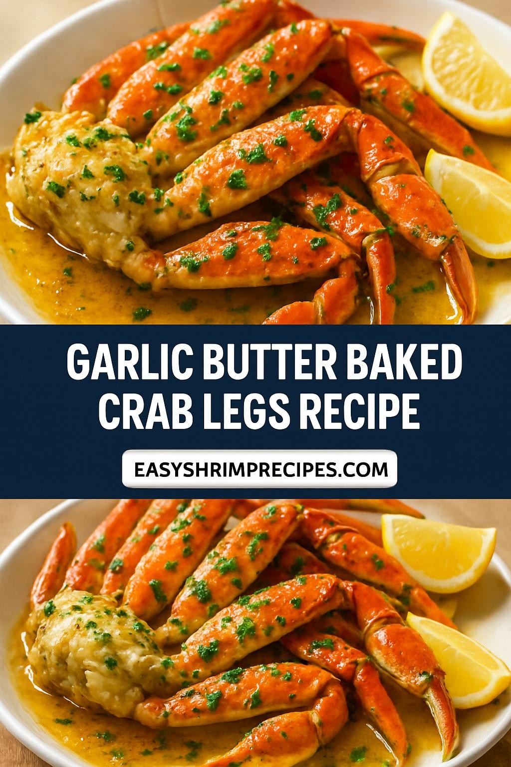 Garlic Butter Baked Crab Legs Recipe