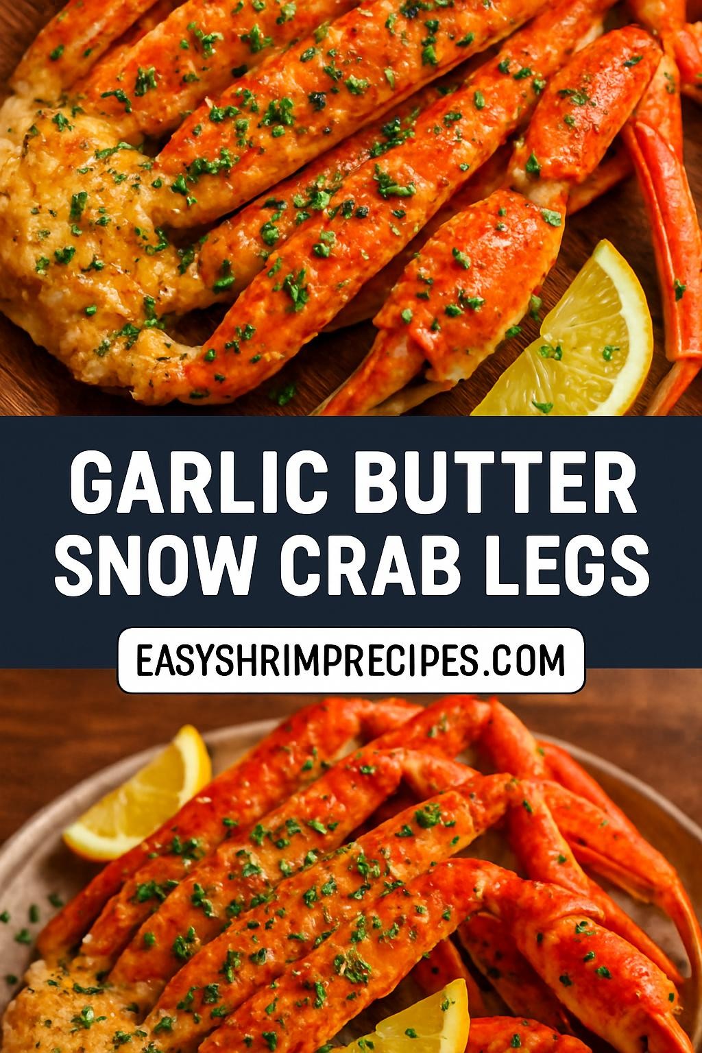 Garlic Butter Snow Crab Legs