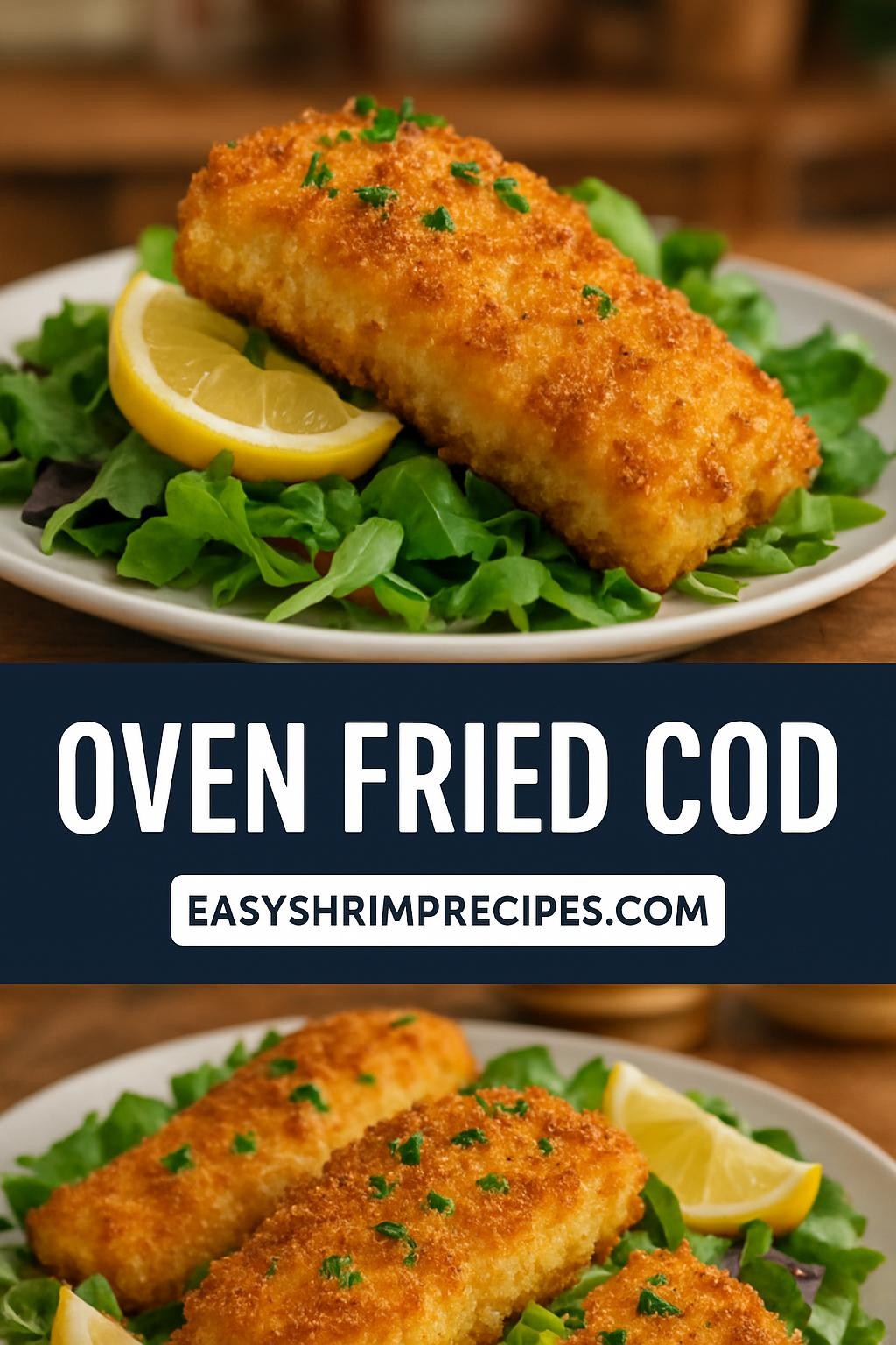 Oven Fried Cod