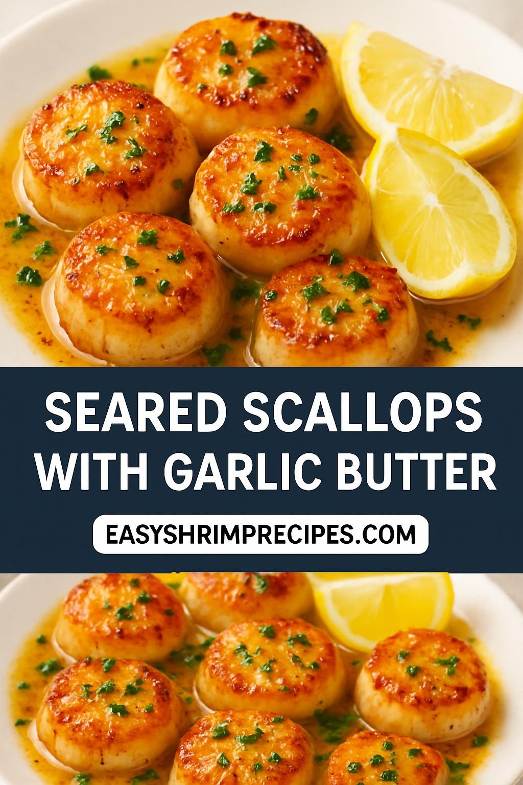 Seared Scallops with Garlic Butter
