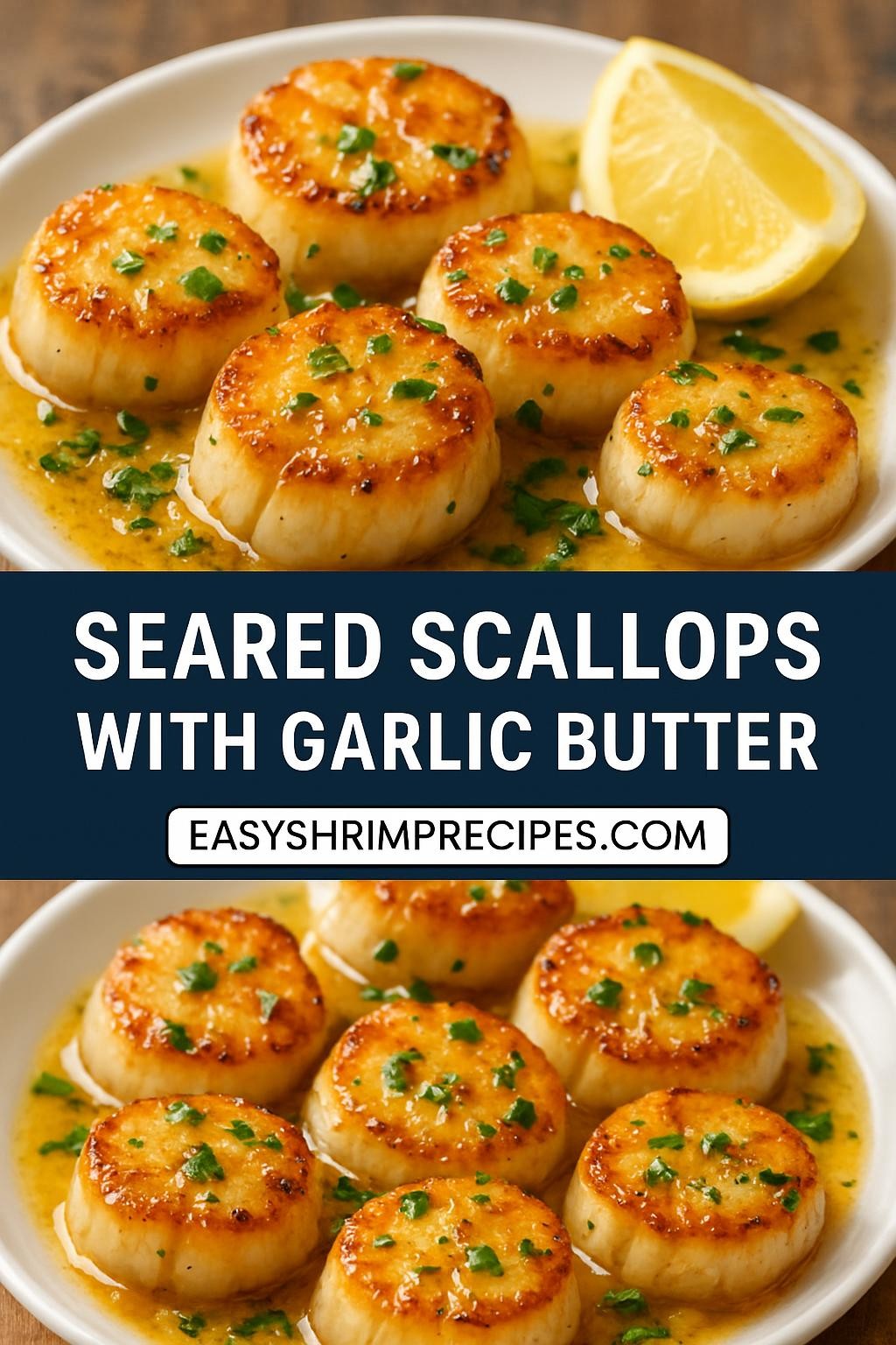 Seared Scallops with Garlic Butter