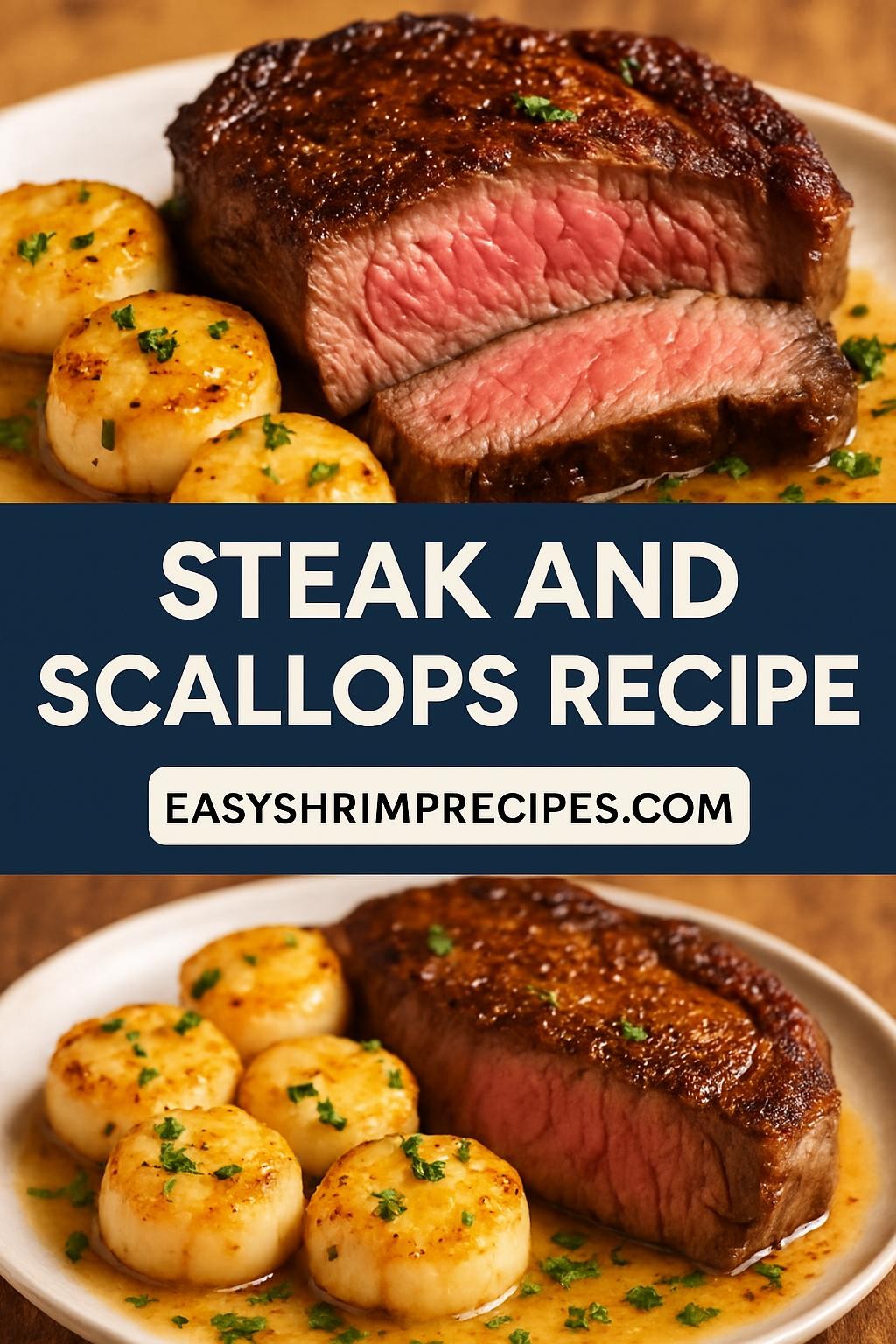 steak and scallops recipe