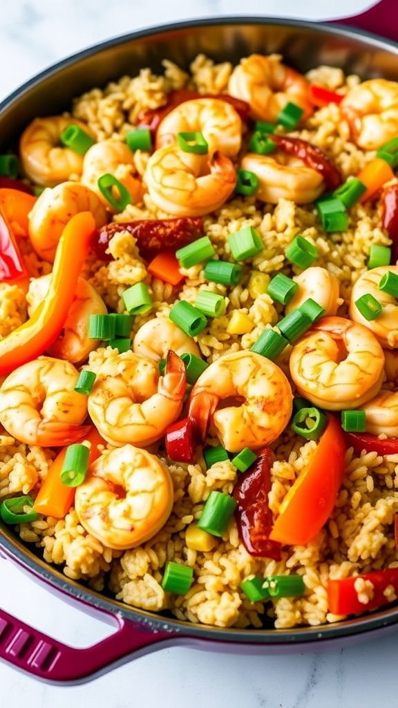 Cajun Shrimp and Rice Skillet
