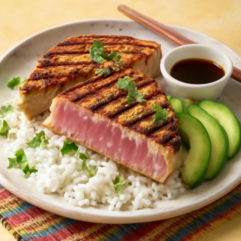 Grilled Ahi Tuna Steaks
