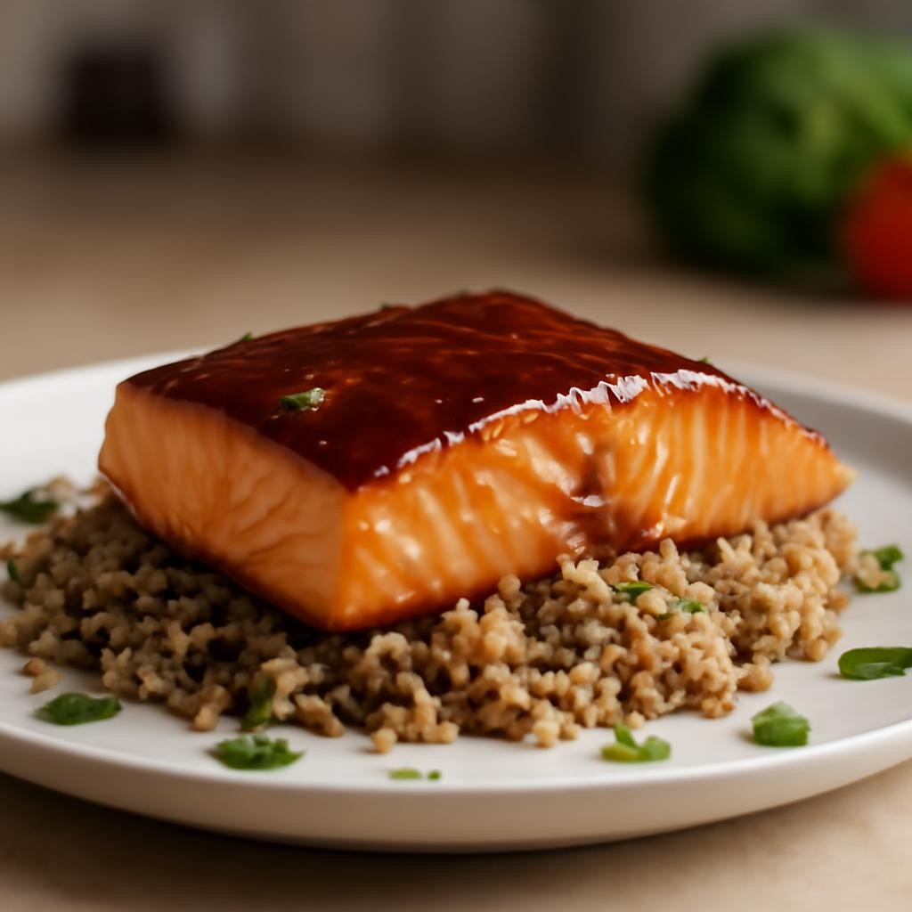 Salmon with Brown Sugar Glaze