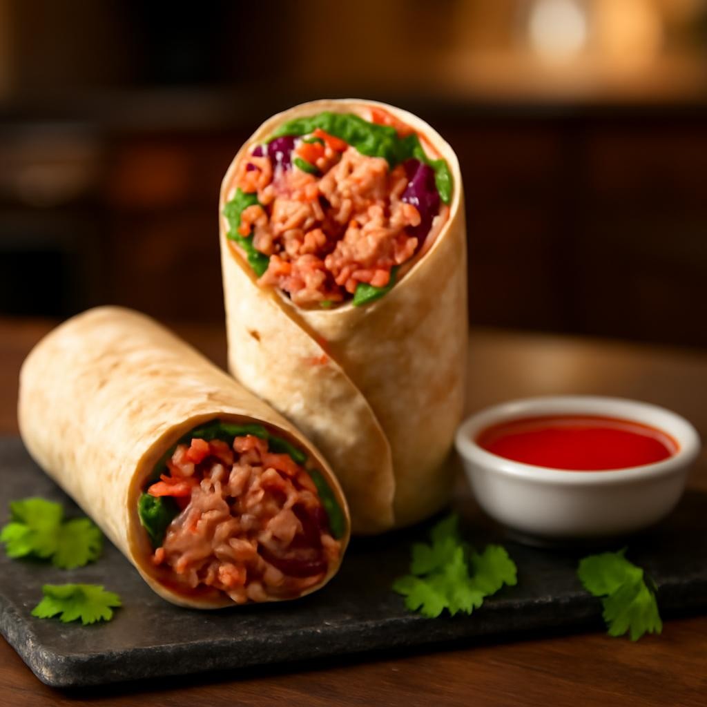 Spicy Sriracha Tuna Wraps