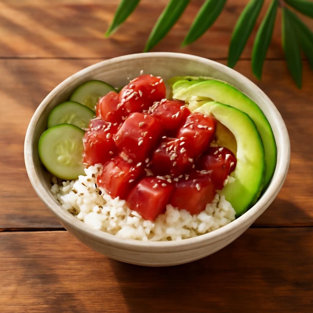 Tuna Poke (Hawaiian Raw-Tuna Salad)