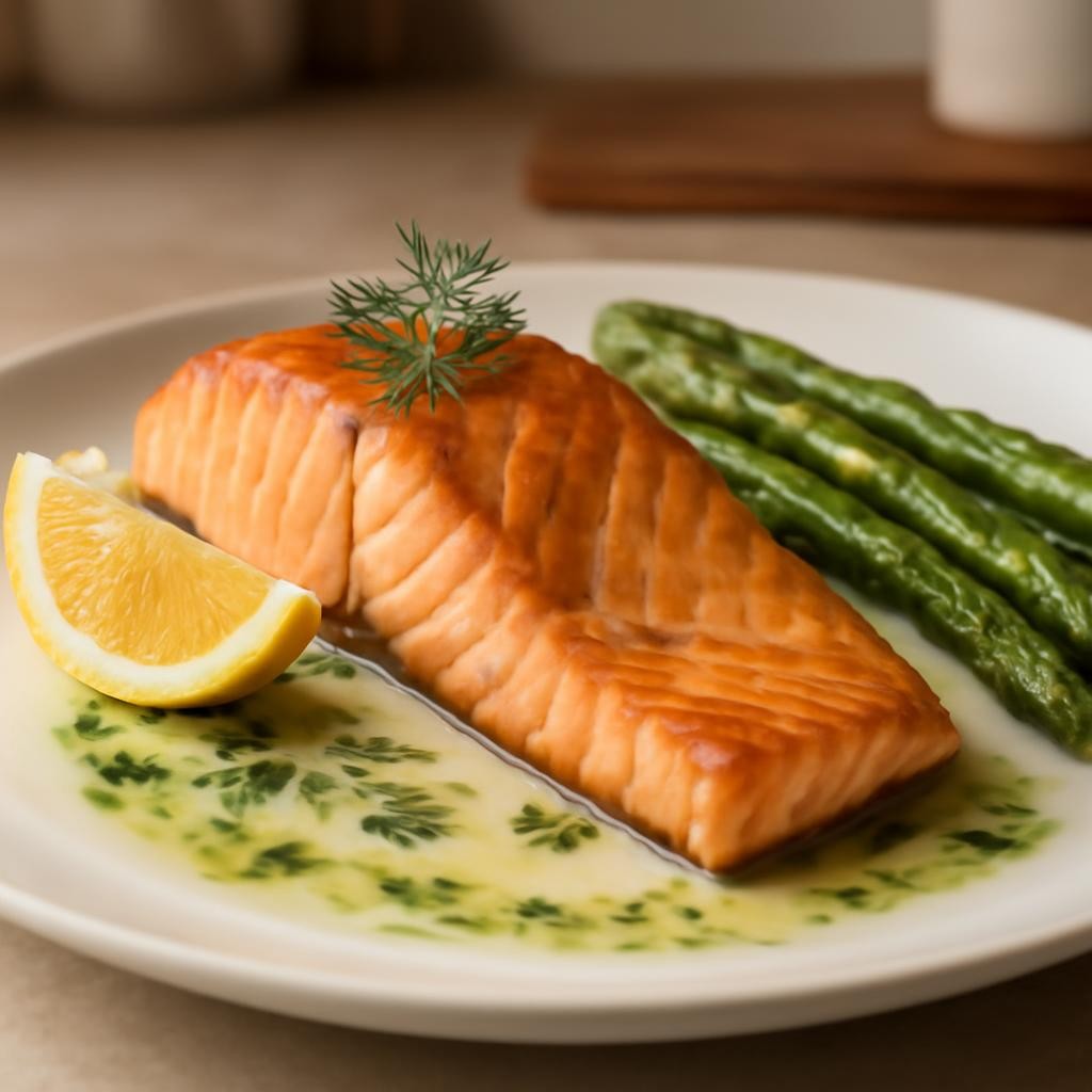 broiled salmon