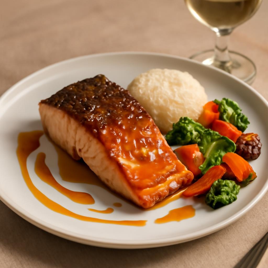 honey glazed salmon