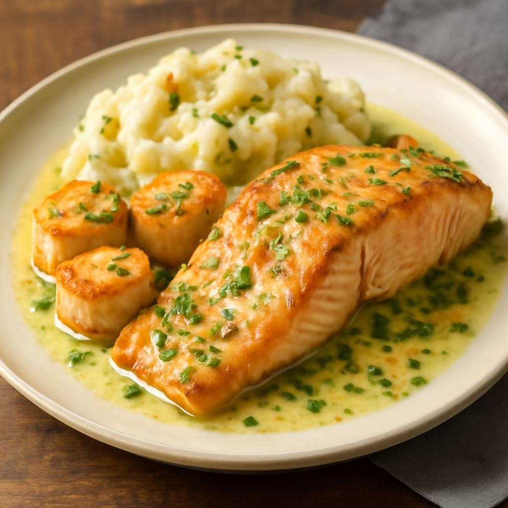 salmon and scallops recipe