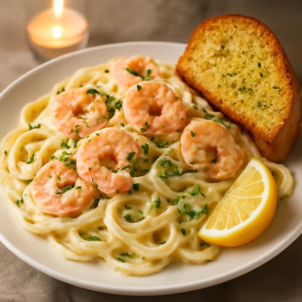 shrimp fettuccine alfredo recipe