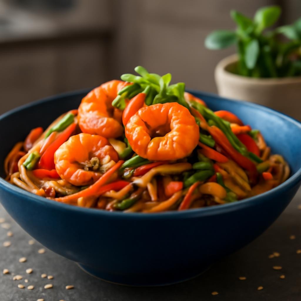 shrimp lo mein recipe
