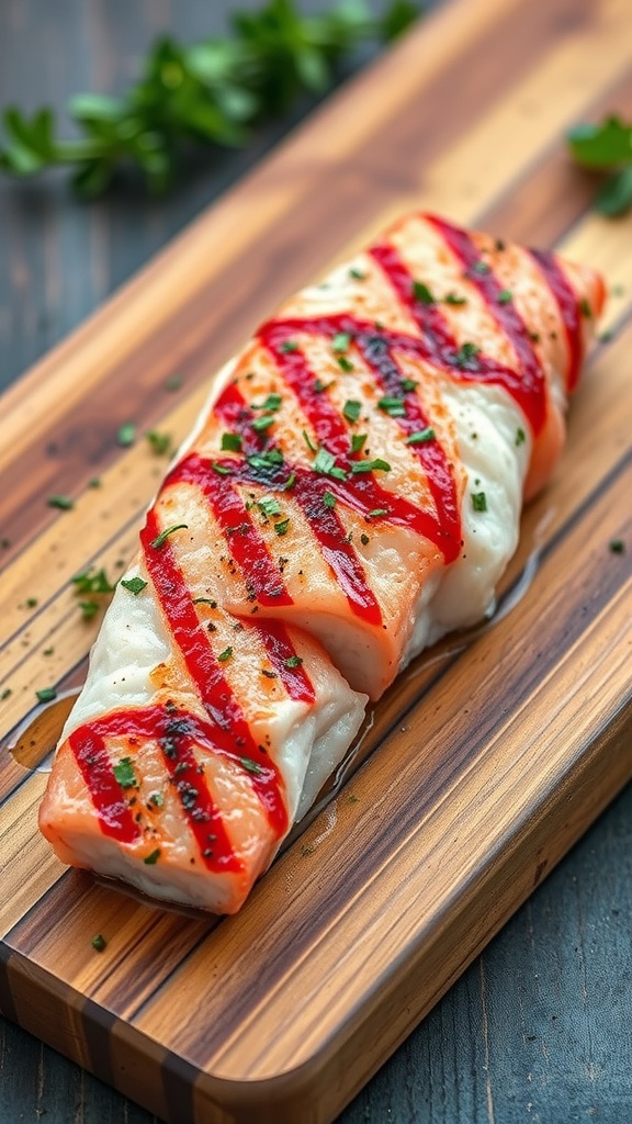 Herb-Crusted Grilled Snapper