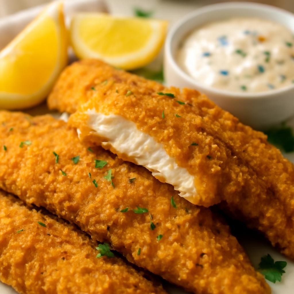 Fried Cornmeal Crusted Catfish