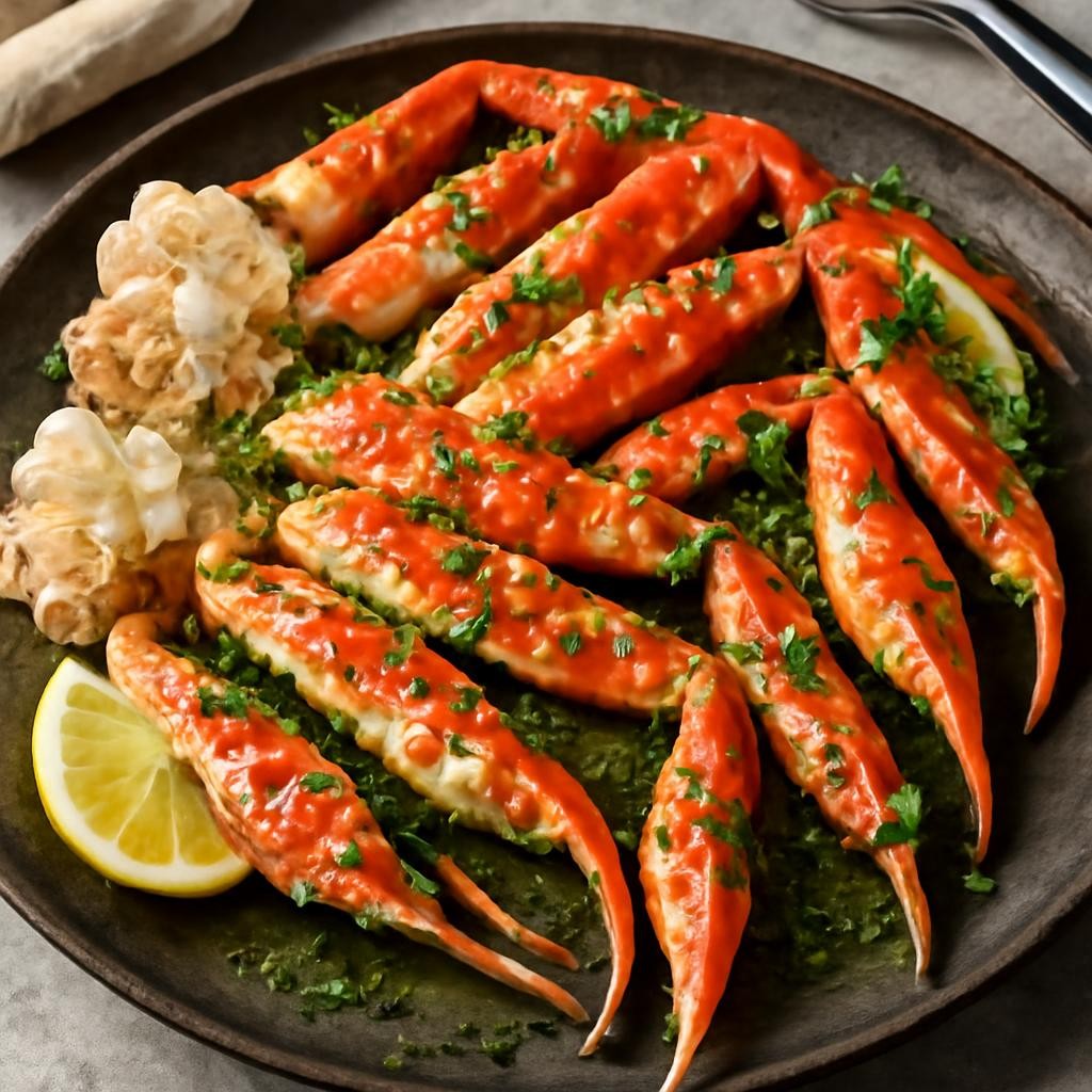 Garlic Butter Snow Crab Legs