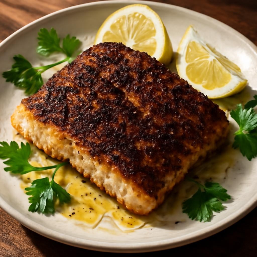 Grilled Cod with Blackened Seasoning