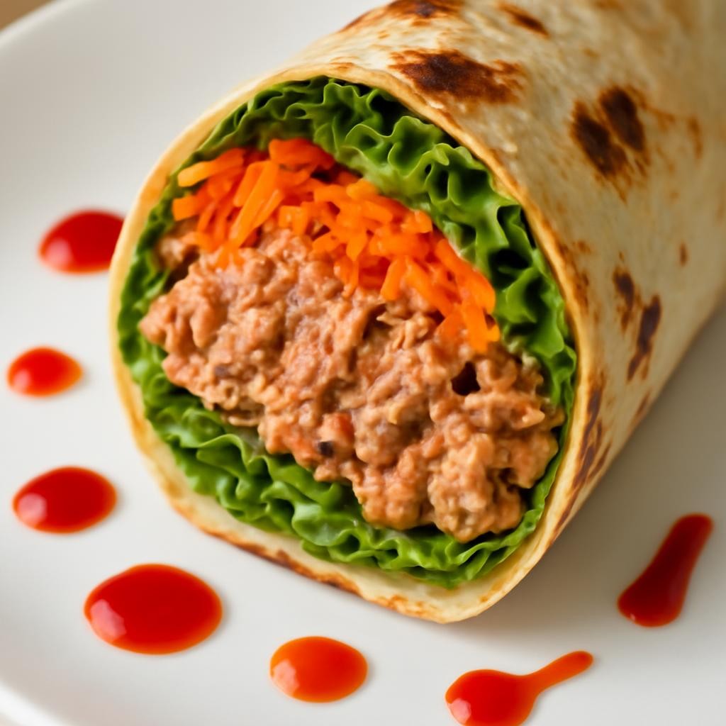 Spicy Sriracha Tuna Wraps