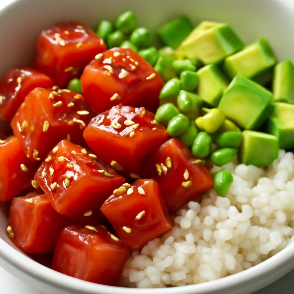 Tuna Poke (Hawaiian Raw-Tuna Salad)