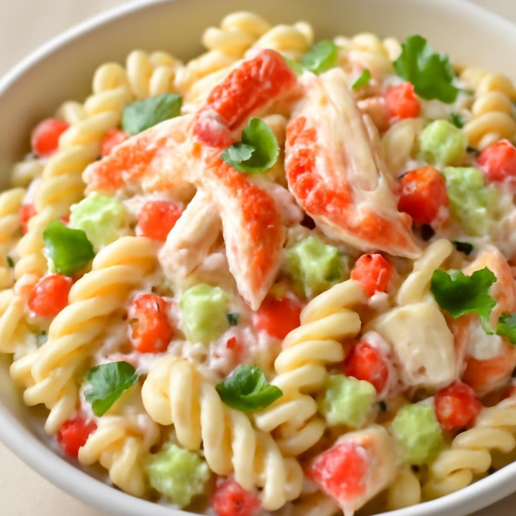crab pasta salad recipe