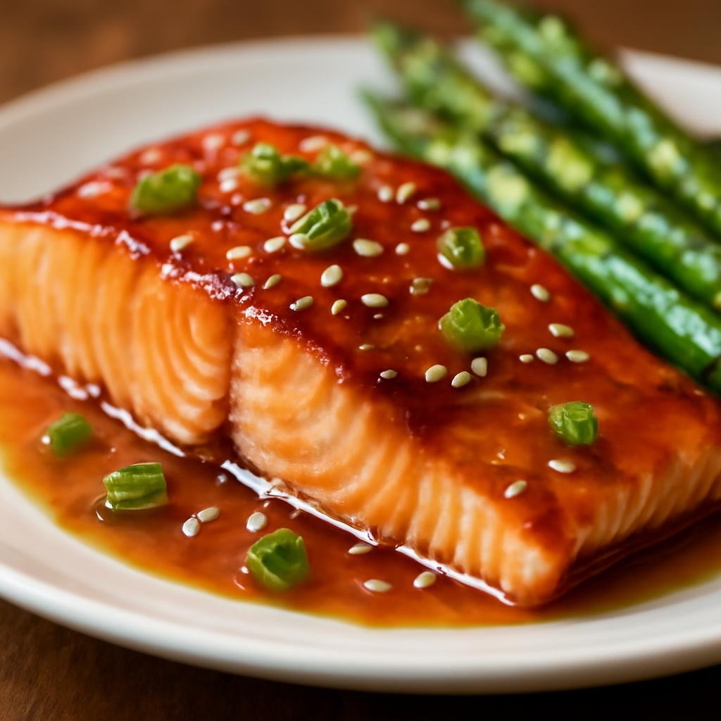 honey glazed salmon
