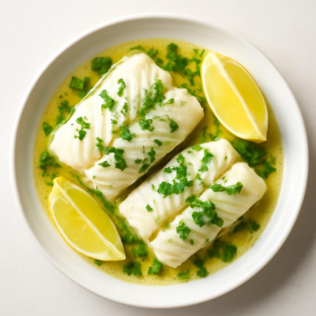 poached cod recipe