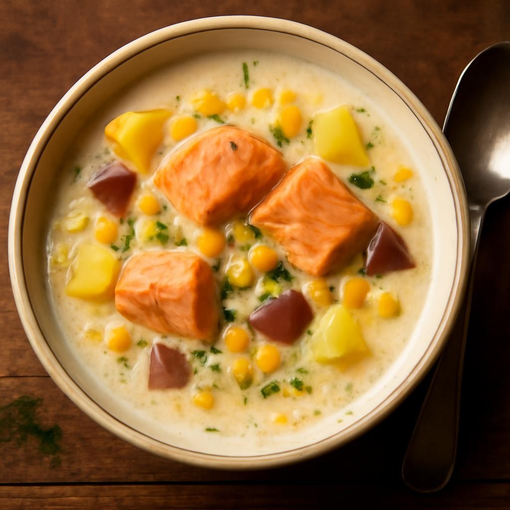 salmon chowder recipe