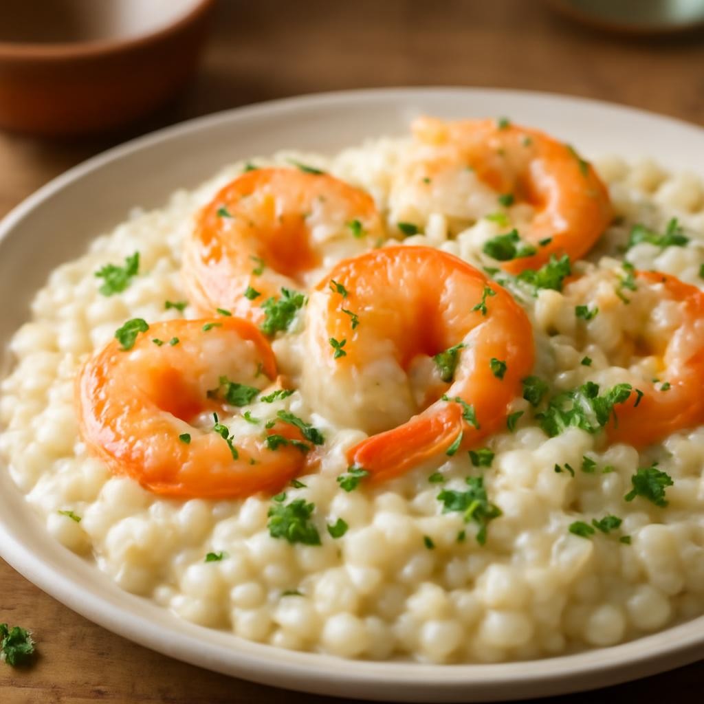 shrimp risotto