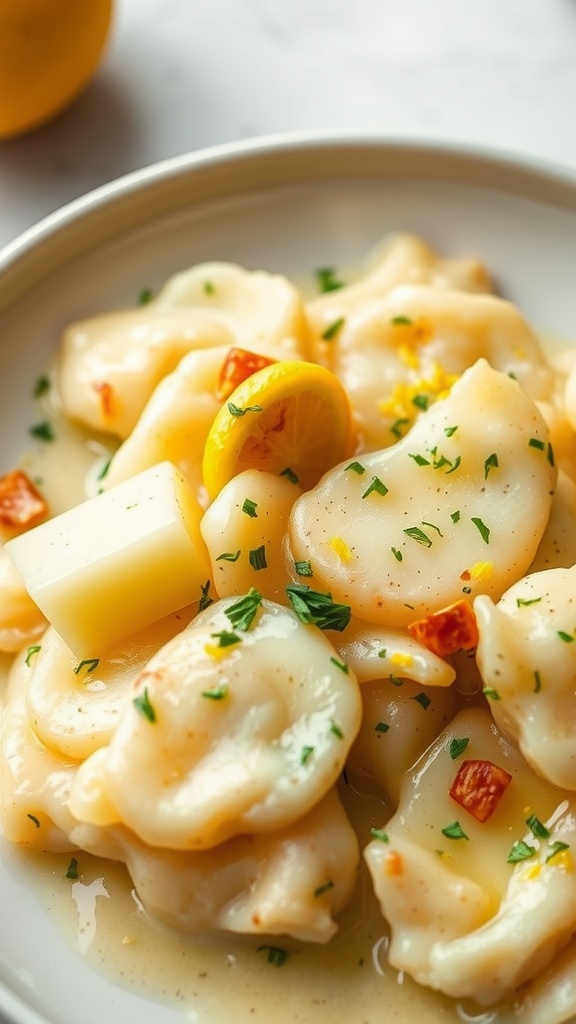 Delicious Lemon Herb Scalloped Potatoes