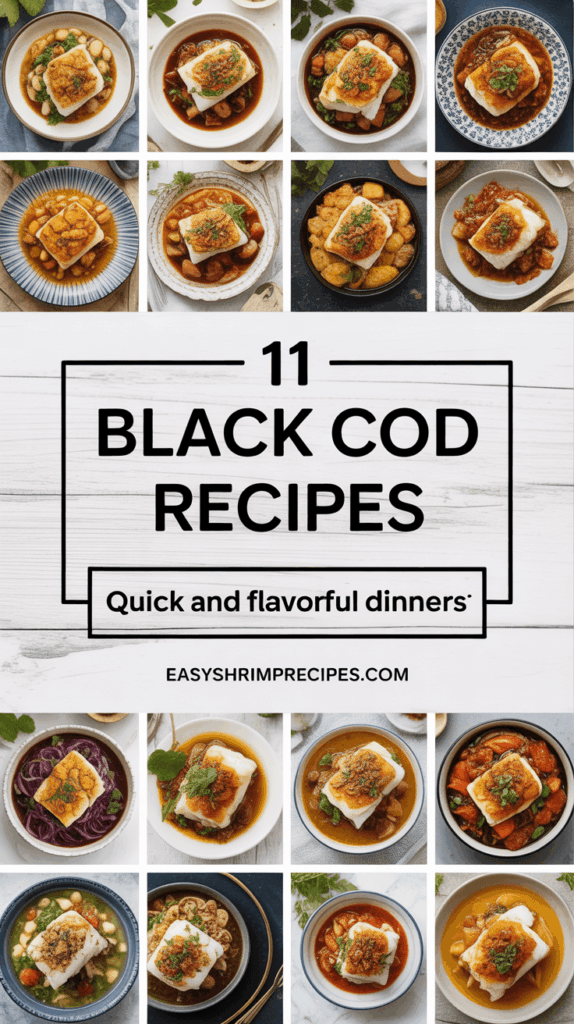 Black Cod Recipe Ideas