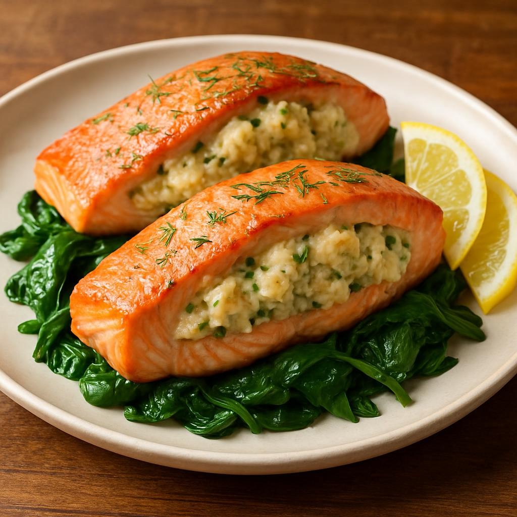Crab-Stuffed-Salmon
