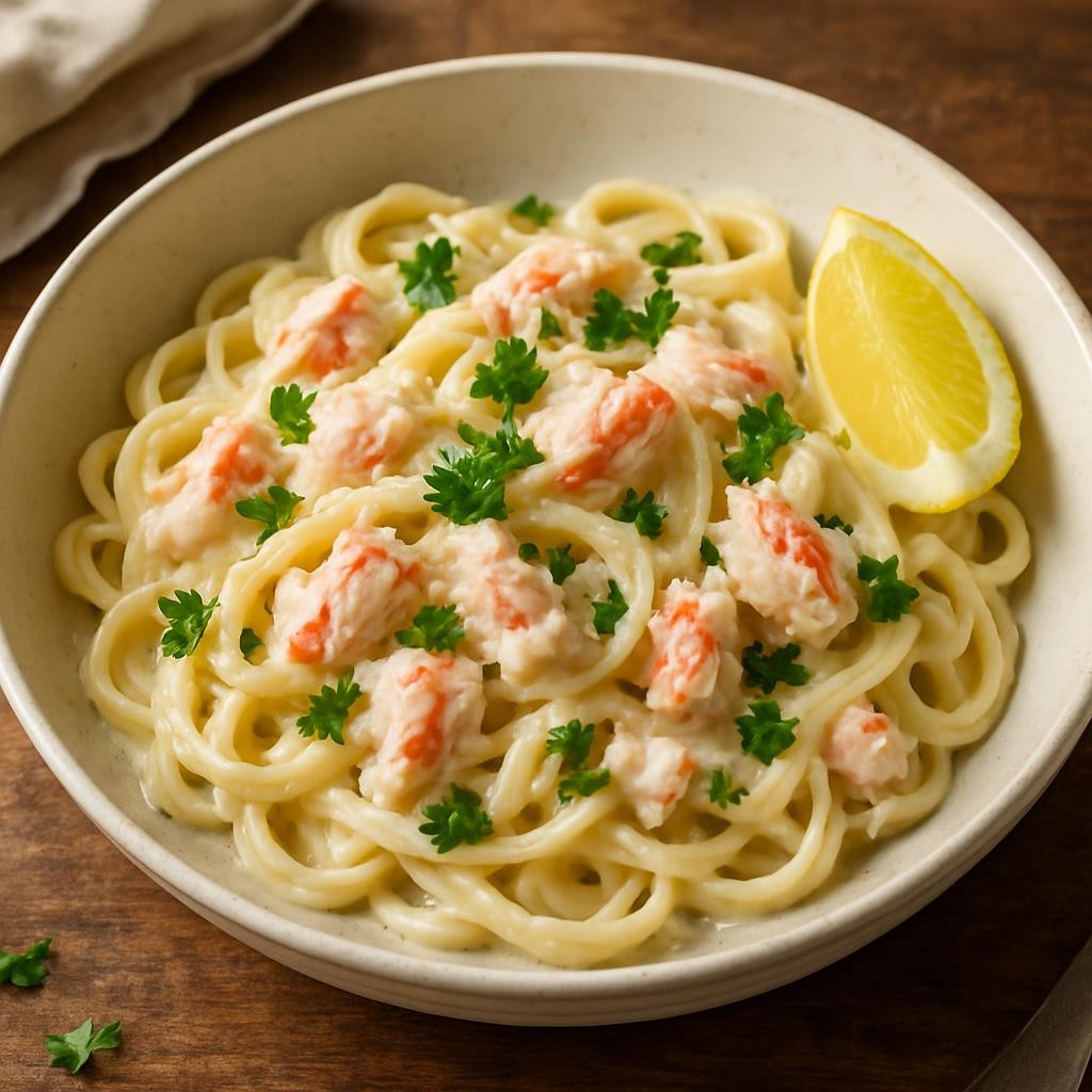 Creamy-Crab-Pasta