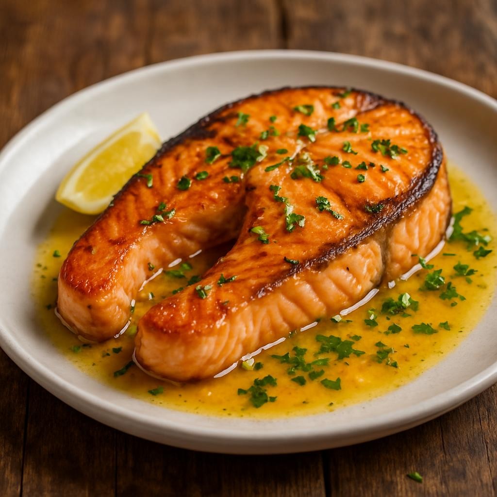 Garlic-Butter-Salmon-Steak