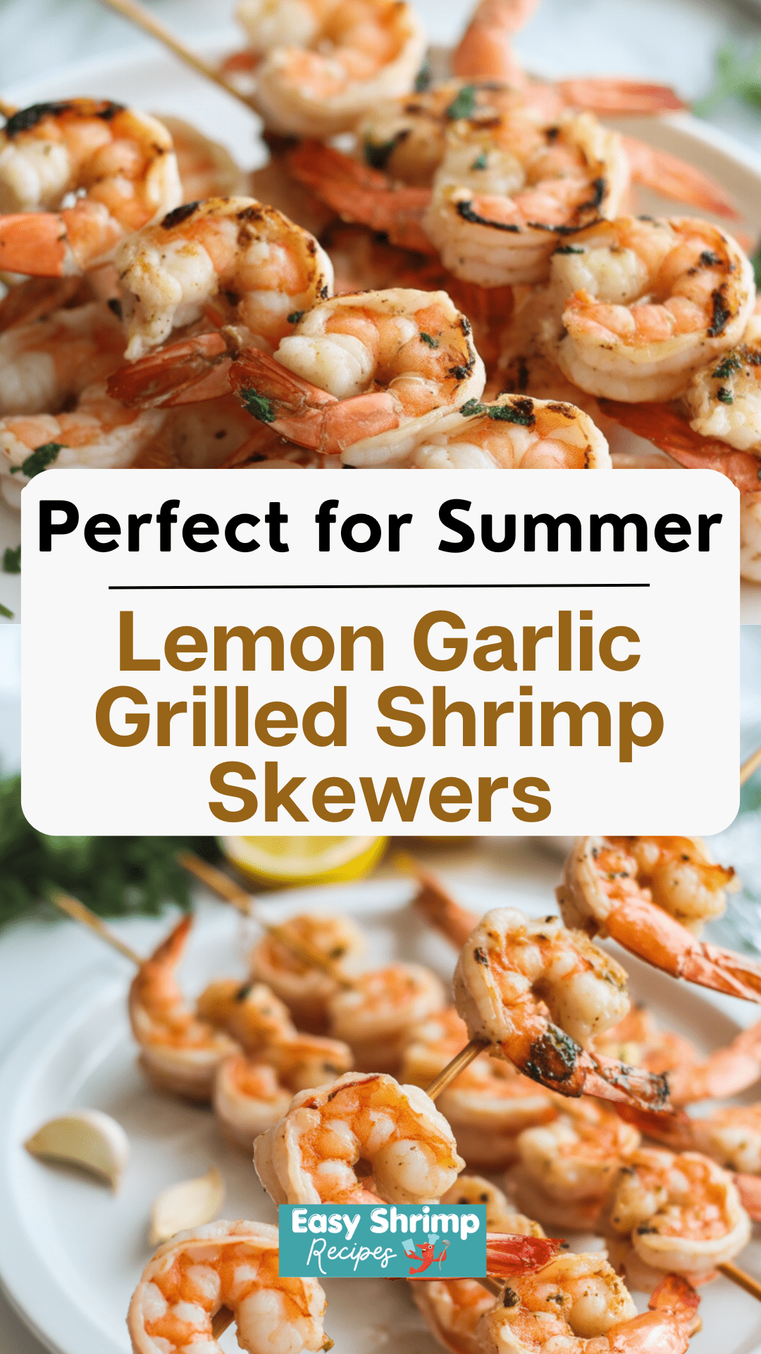 Lemon Garlic Grilled Shrimp Skewers Lemon Garlic Grilled Shrimp Skewers