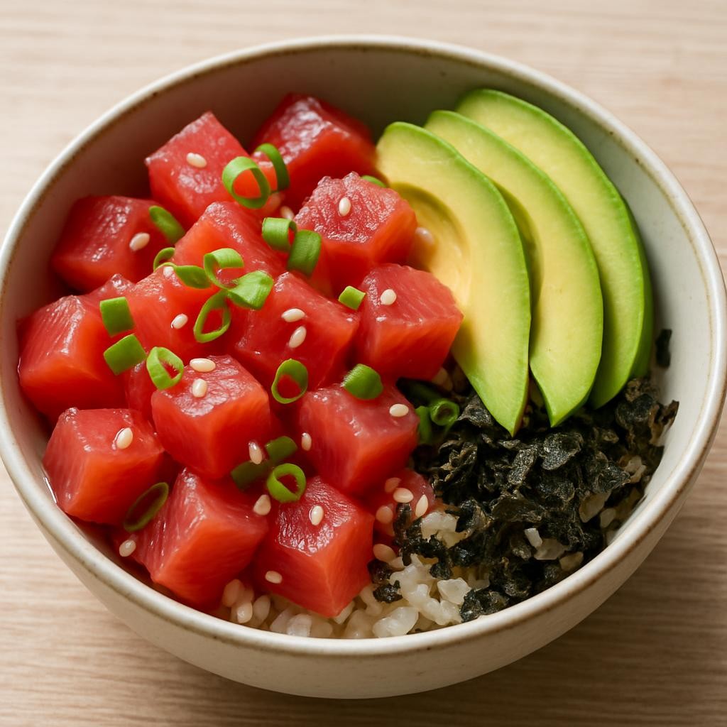 Tuna Poke (Hawaiian Raw-Tuna Salad)