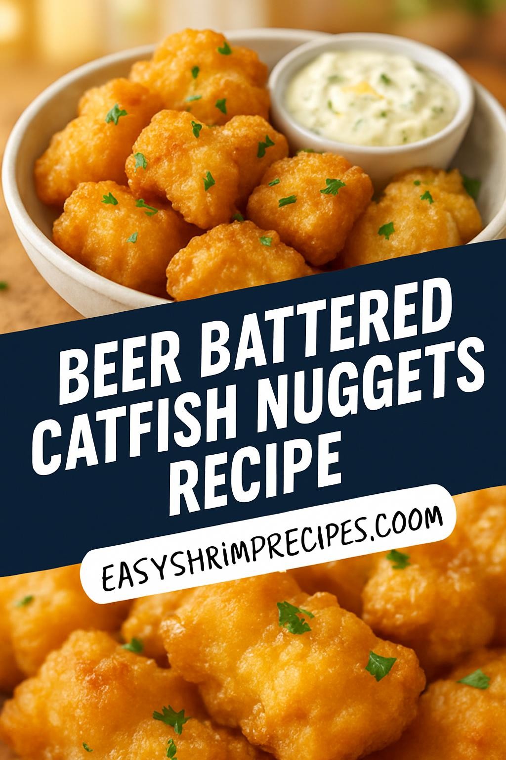 Beer Battered Catfish nuggets recipe