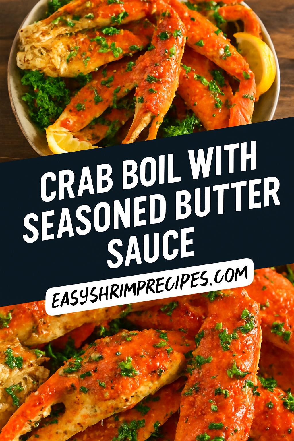 Crab Boil with Seasoned Butter Sauce