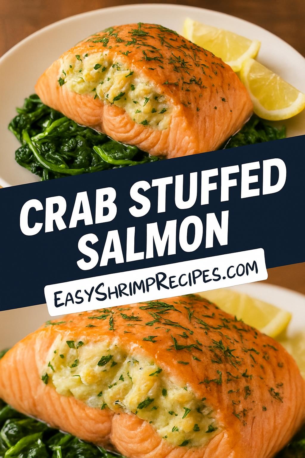 Crab Stuffed Salmon