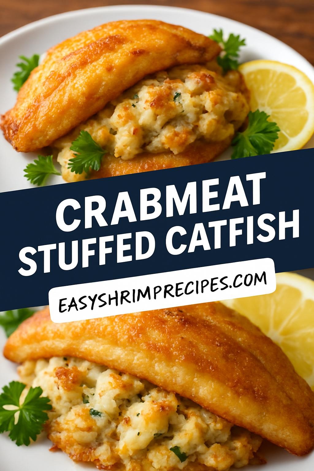 Crabmeat Stuffed Catfish